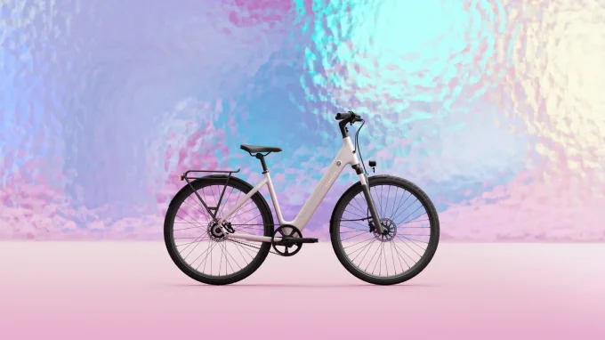 vélo électrique TENWAYS CGO800S edition limitée light rose 
