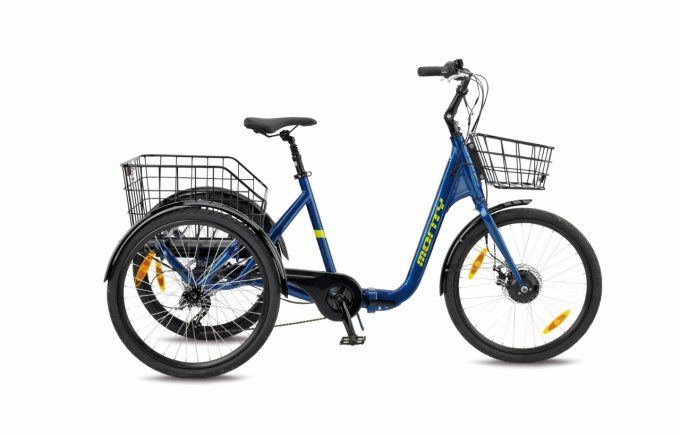 Tricycle adulte  électrique pliant  NUKE   24 pouces  moteur avant  